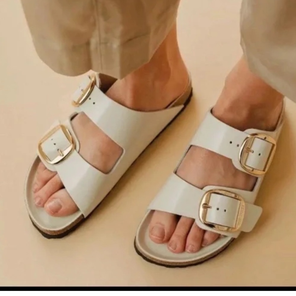 NWT Birkenstock AZ Big gold Buckle